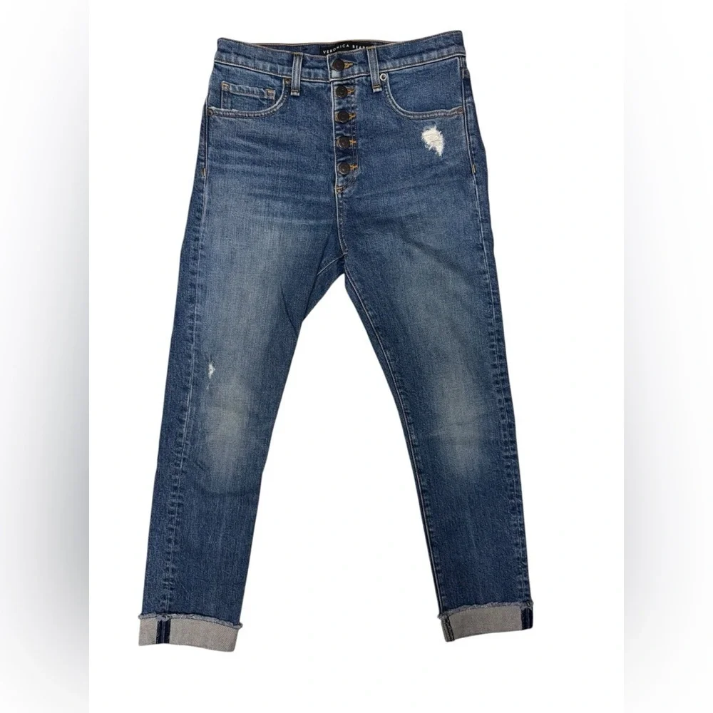 Veronica Beard FAYE 11” High Rise Skinny Jeans